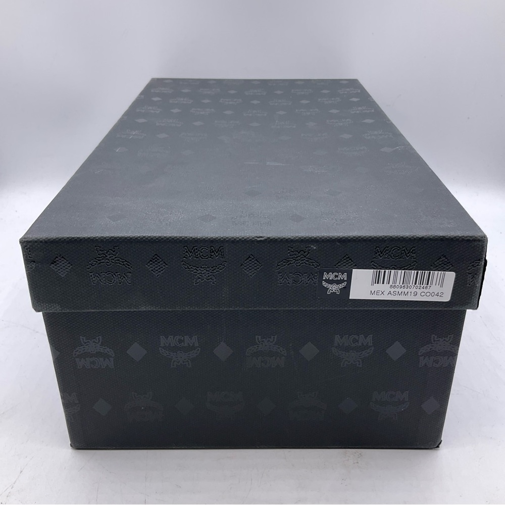 Mcm Munchen M1976 Slides Cognac And Black M9.5 W11.5 - Picture 12 of 15